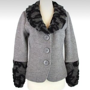 Soft Surroundings Wool Jacket Sweater
